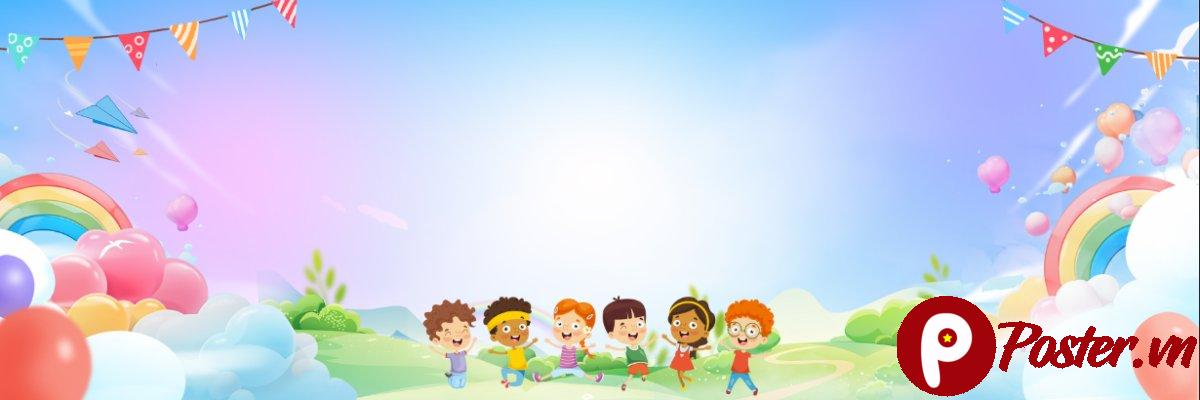 Background mầm non đáng yêu