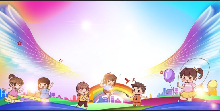 Background mầm non đáng yêu