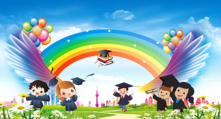 Background mầm non đáng yêu