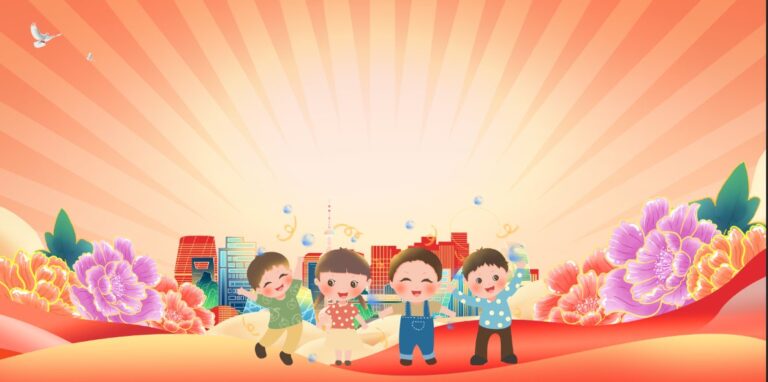 Background mầm non đáng yêu