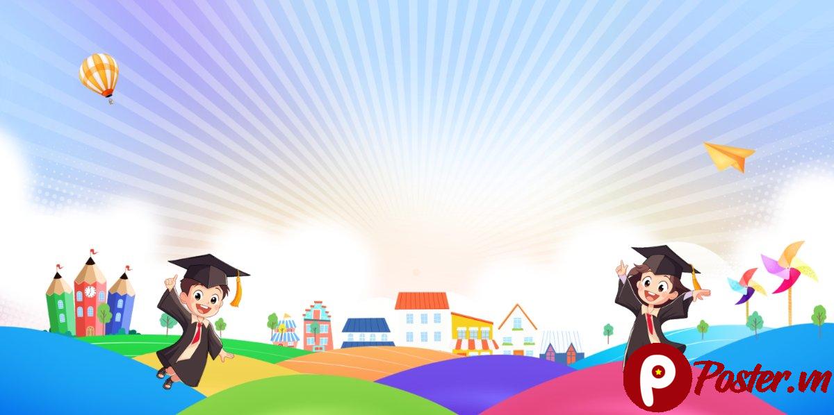 Background mầm non đồ họa