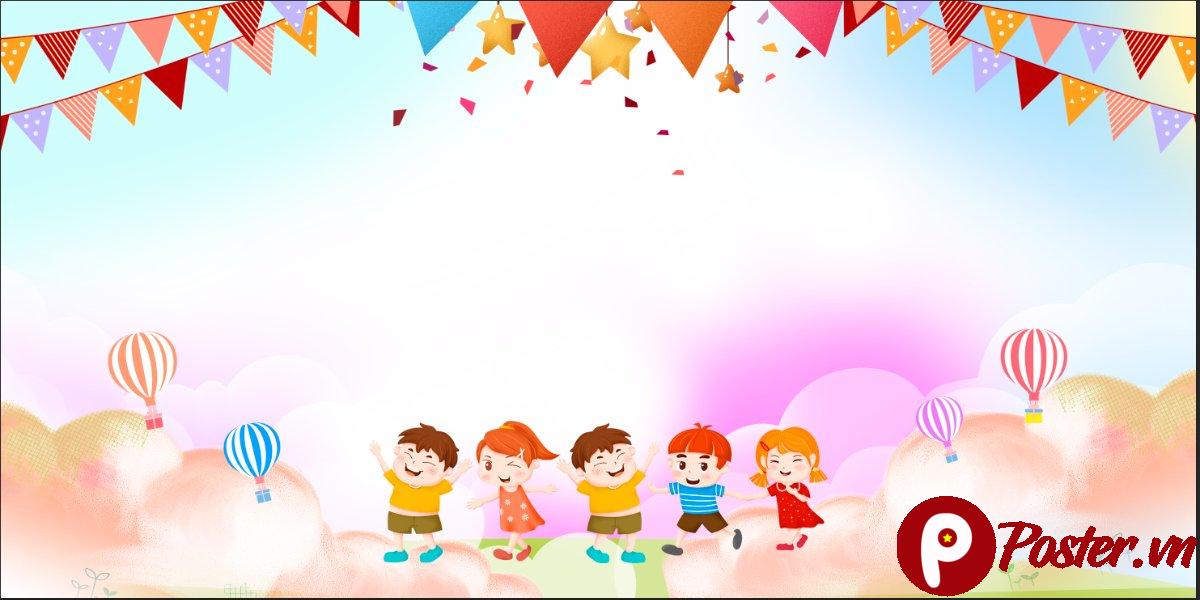 Background mầm non hoạt hình