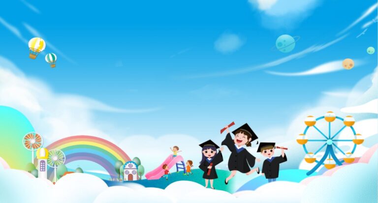 Background mầm non vector