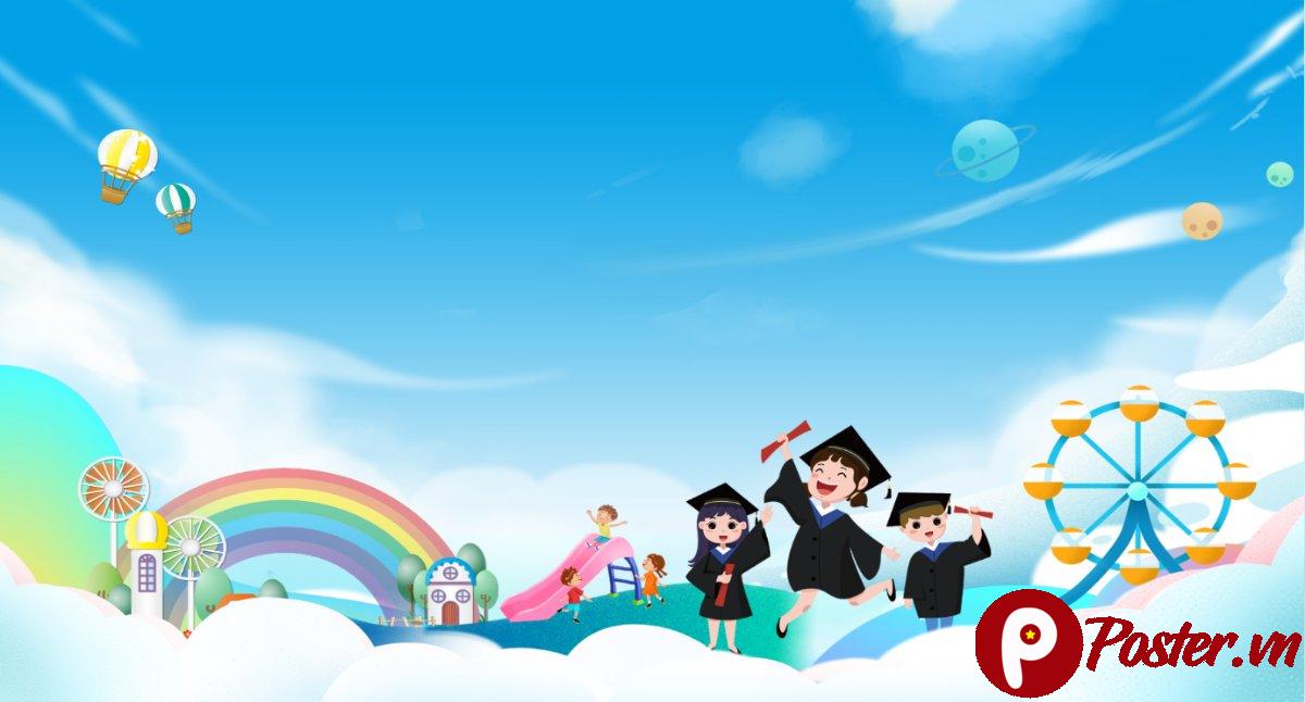 Background mầm non vector