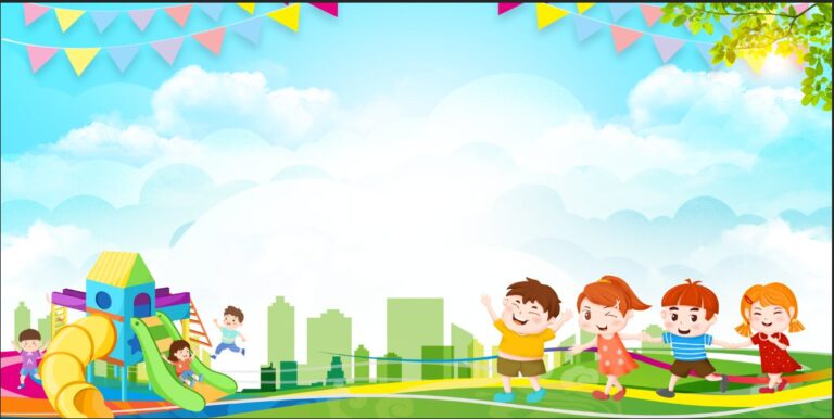 Background mầm non vui nhộn