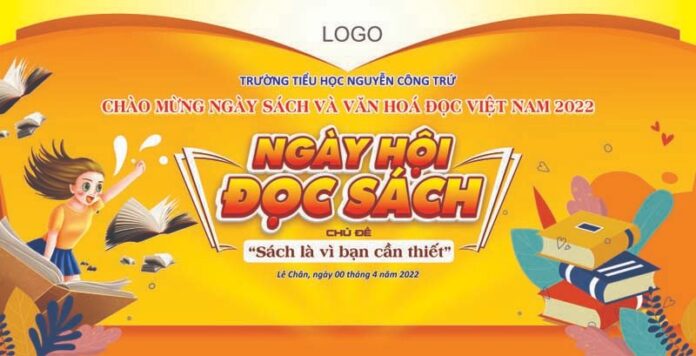 Background Ngày Hội Đọc Sách