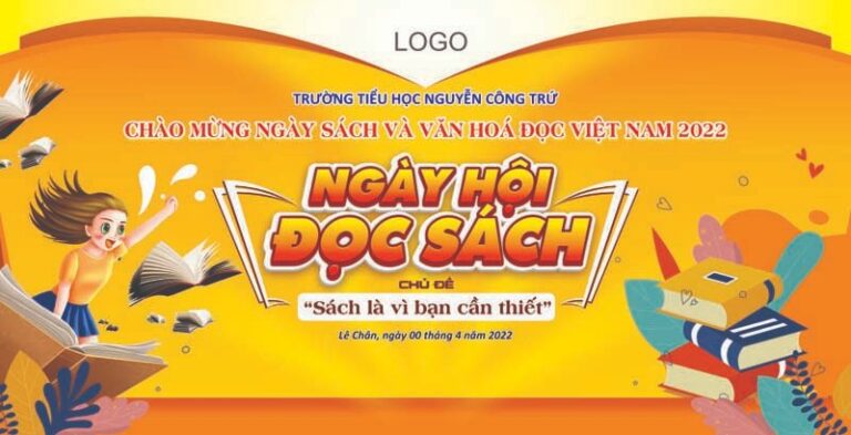 Background Ngày Hội Đọc Sách