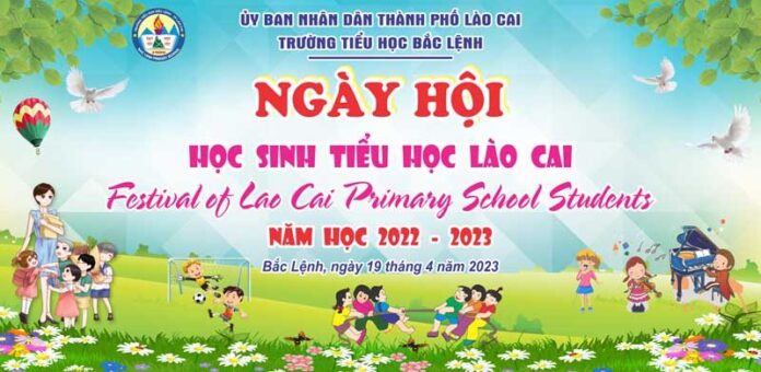 Background Ngày Hội Học Sinh Tiểu Học
