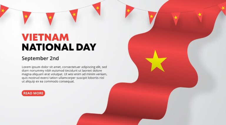 Background Quốc Khánh 2/9 Vector