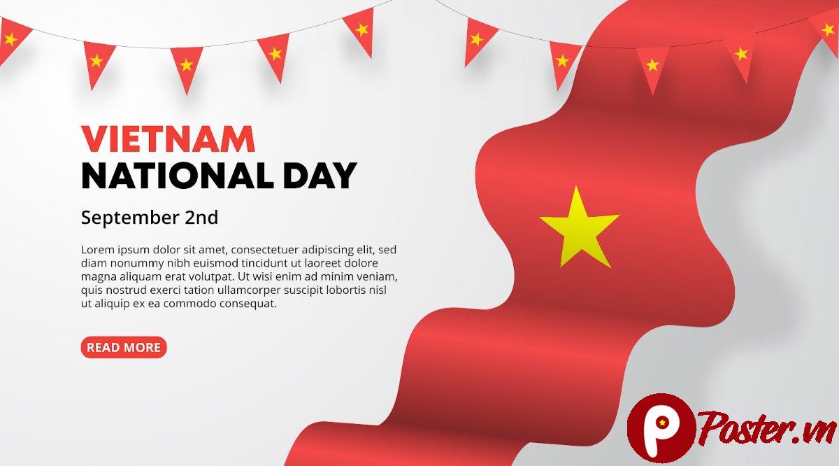 Background Quốc Khánh 2/9 Vector
