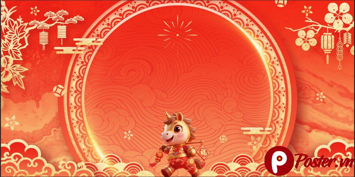 Background Tết 2025 vector