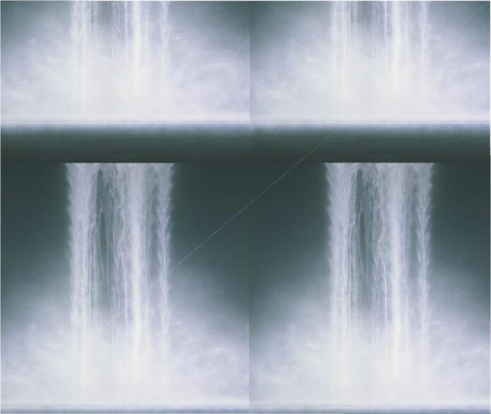 background thác nước trắng