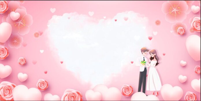 Background tình yêu hồng