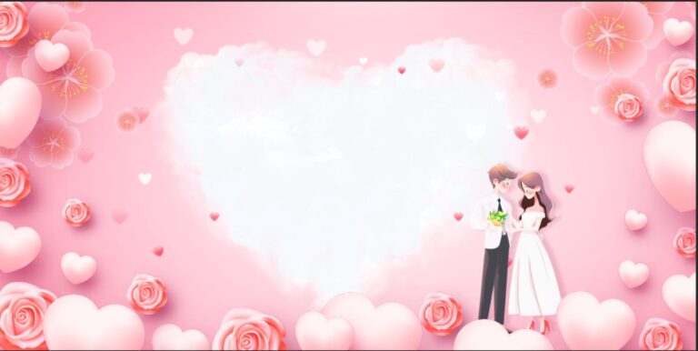 Background tình yêu hồng