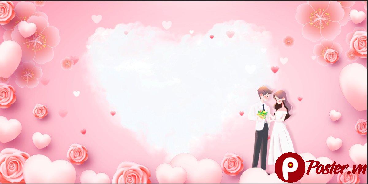 Background tình yêu hồng