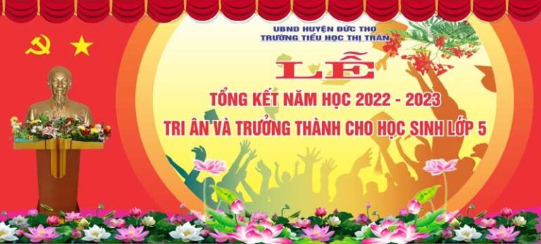 Background tổng kết năm học