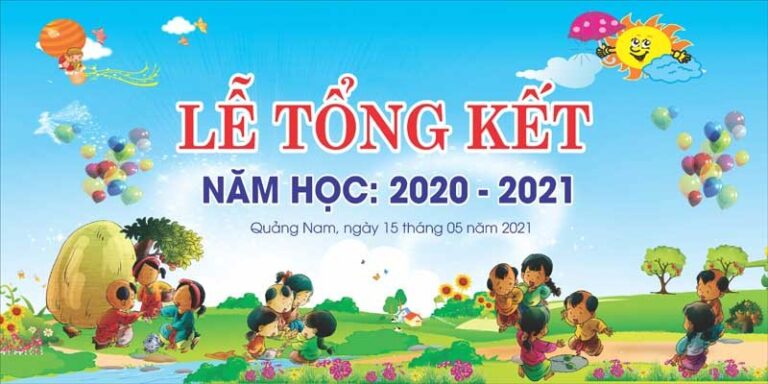Background tổng kết năm học