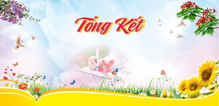 Background tổng kết trường học