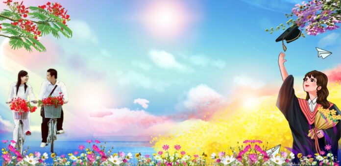 Background Tốt Nghiệp Vector