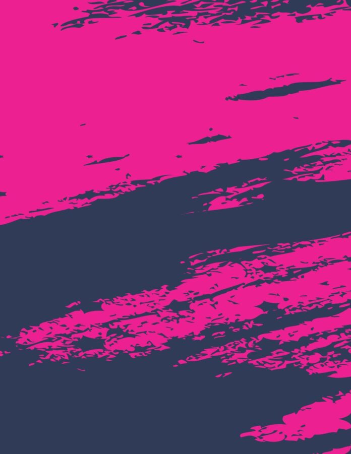 Background vector abstract phong cách grunge hồng và xanh đen cực đẹp