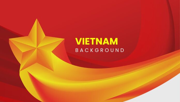 Background Việt Nam ngôi sao vàng