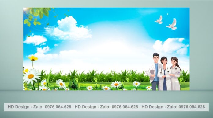 Background Y Tế Happy Doctor 9
