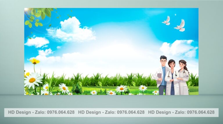 Background Y Tế Happy Doctor 9