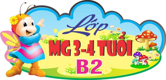 Bảng tên lớp mầm non