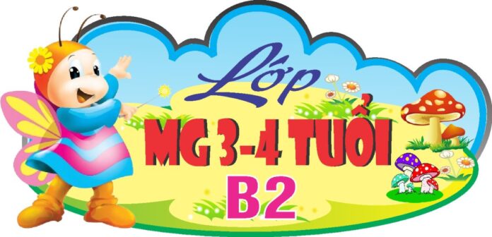 Bảng tên lớp mầm non ong vàng
