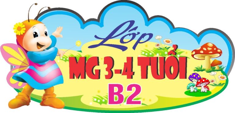 Bảng tên lớp mầm non ong vàng