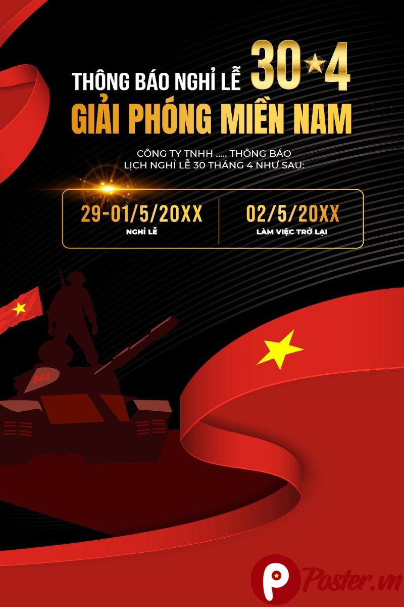 Banner 30/4 Giải Phóng Miền Nam