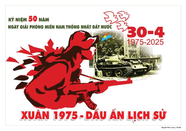 Banner 30/4 kỷ niệm 50 năm
