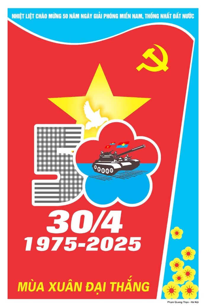 Banner 30/4 Mùa Xuân Đại Thắng