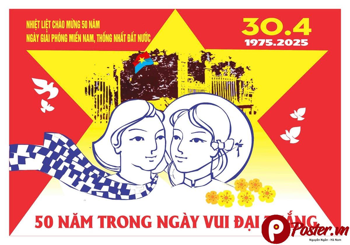 Banner 30/4 Vector 2025