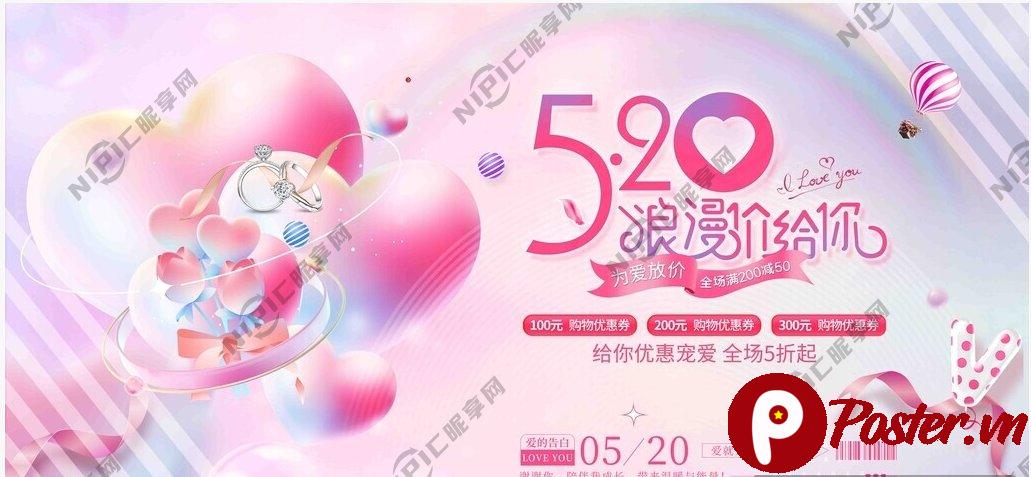 Banner 520 lãng mạn