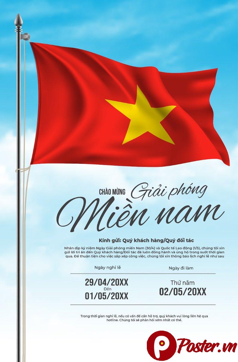 Banner Chào Mừng Giải Phóng Miền Nam