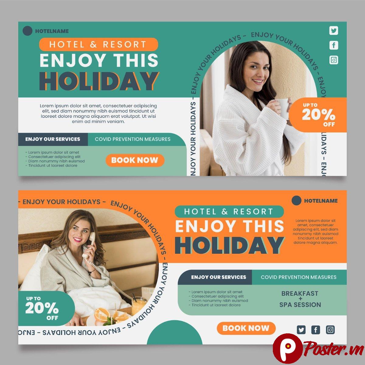 Banner Du Lịch Khách Sạn