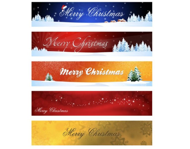 Banner Giáng Sinh Vector