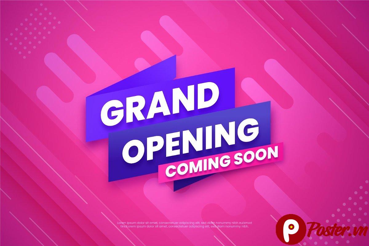 Banner Grand Opening Coming Soon