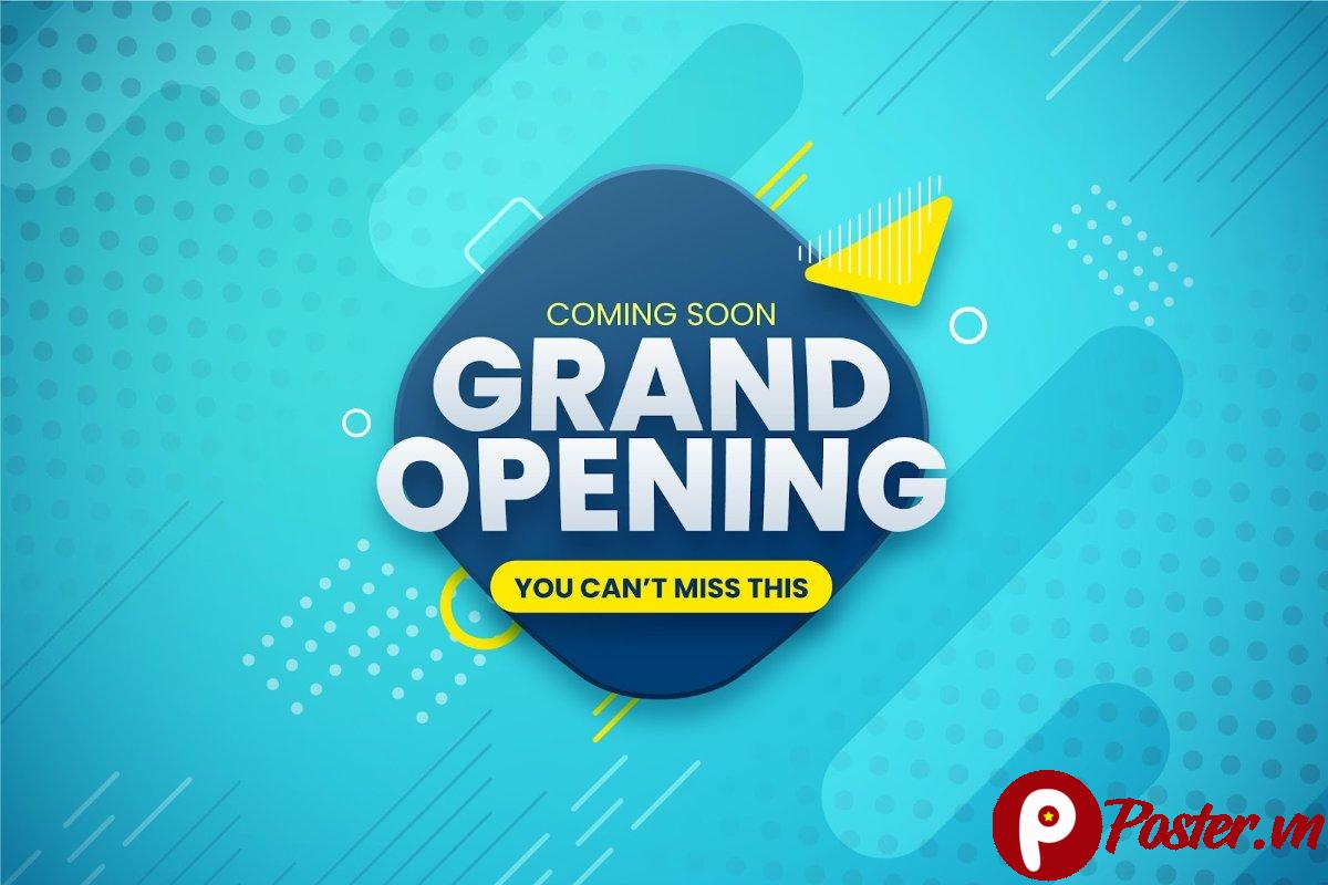 Banner Grand Opening Sắp Ra Mắt
