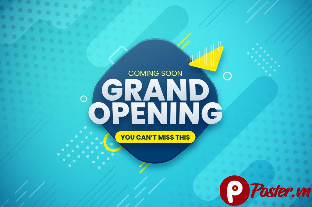 Banner Grand Opening Sắp Ra Mắt
