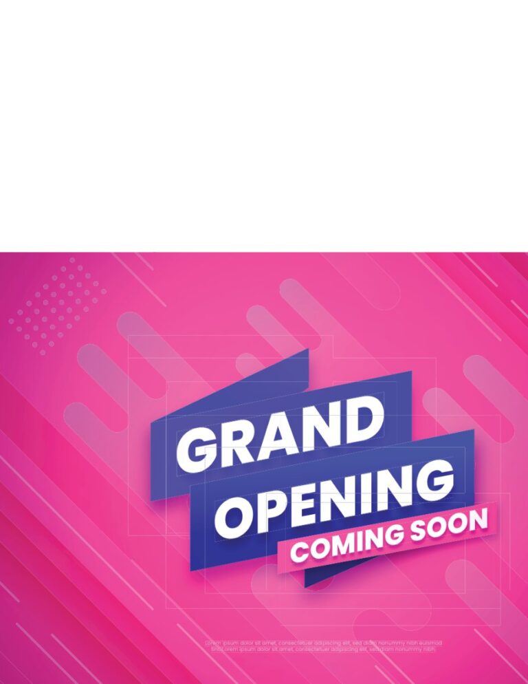 Banner Grand Opening Sắp Ra Mắt
