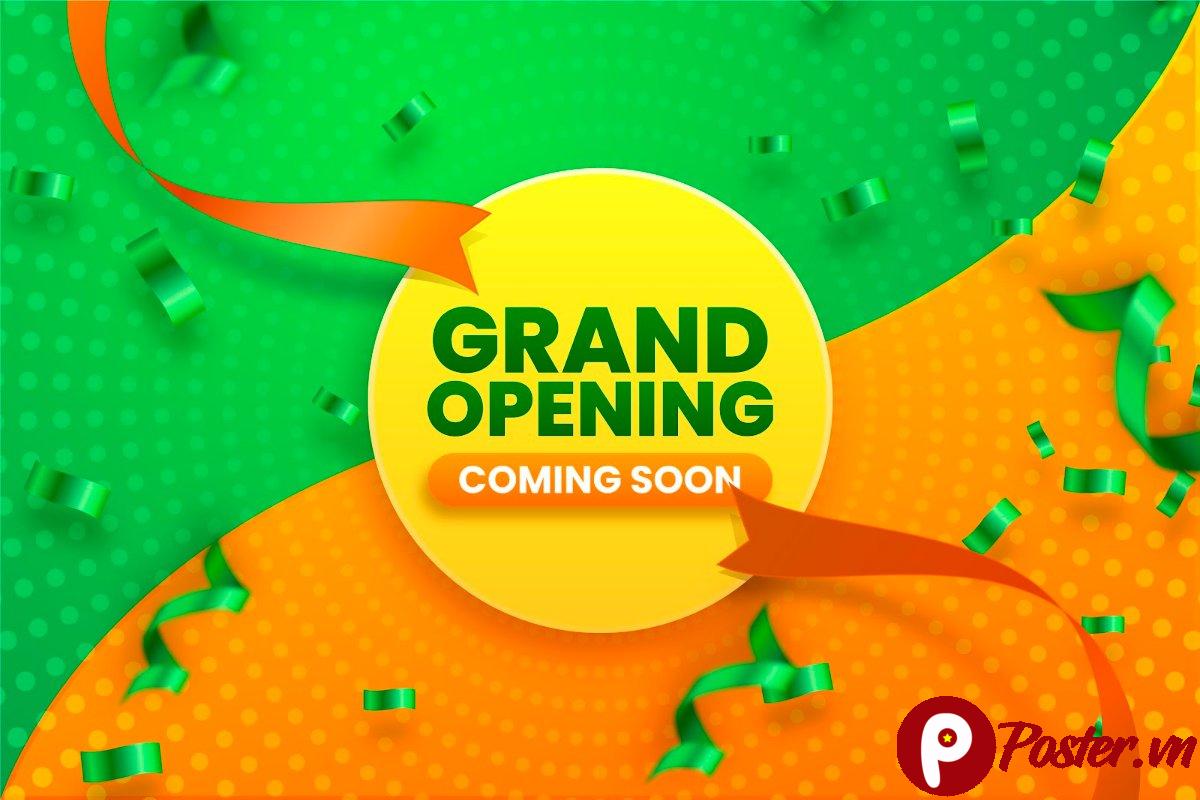 Banner Grand Opening Sắp Ra Mắt