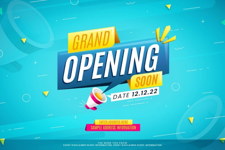 Banner Grand Opening