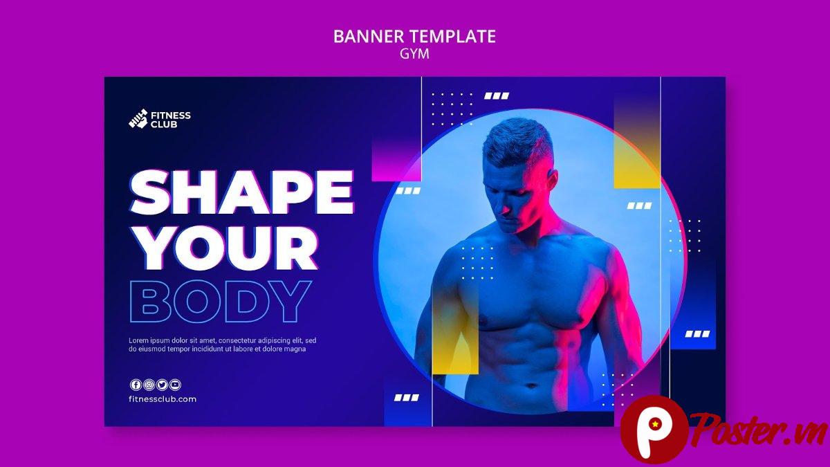 Banner gym Shape Your Body