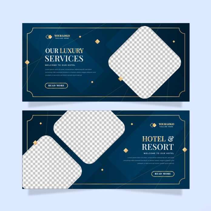 Banner khách sạn sang trọng