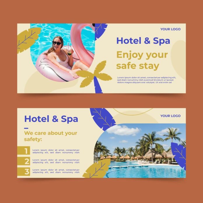 Banner Khách Sạn & Spa Vector