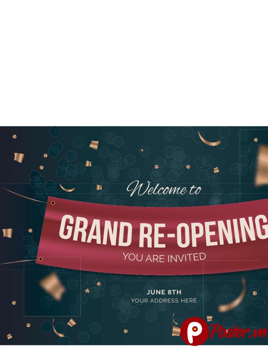 Banner Khai Trương Lại