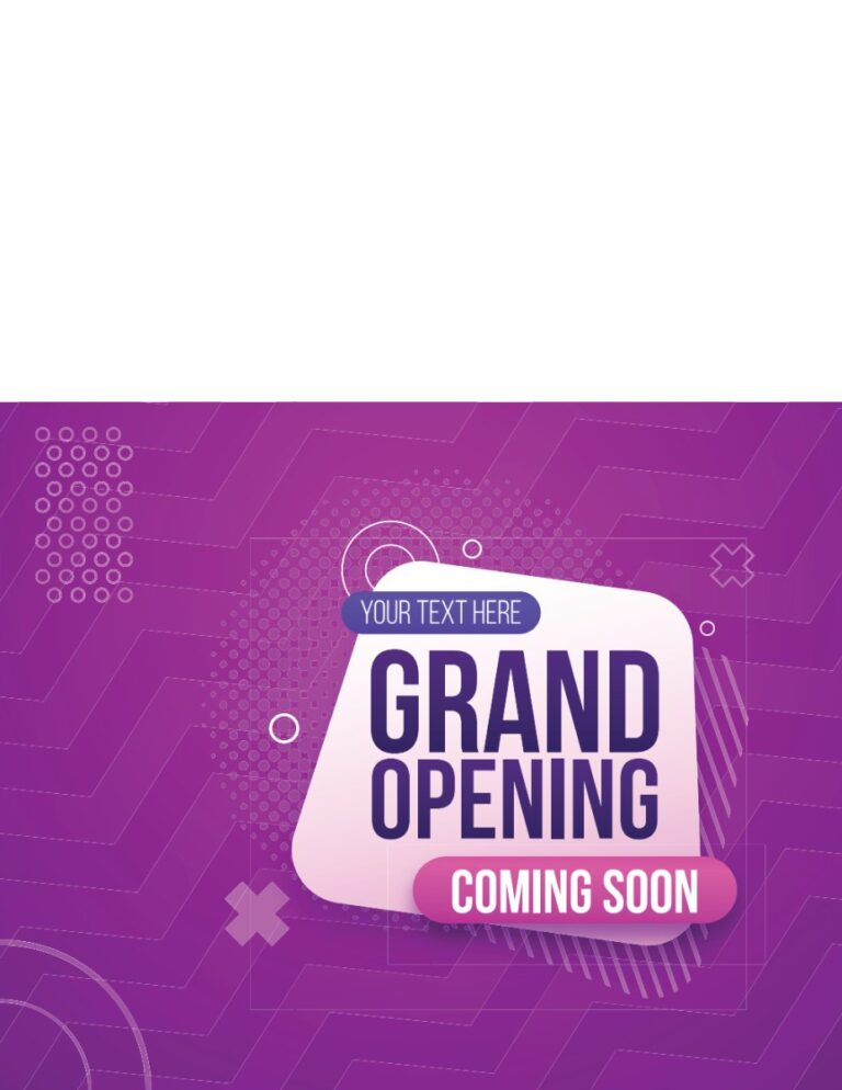 Banner Khai Trương Vector EPS