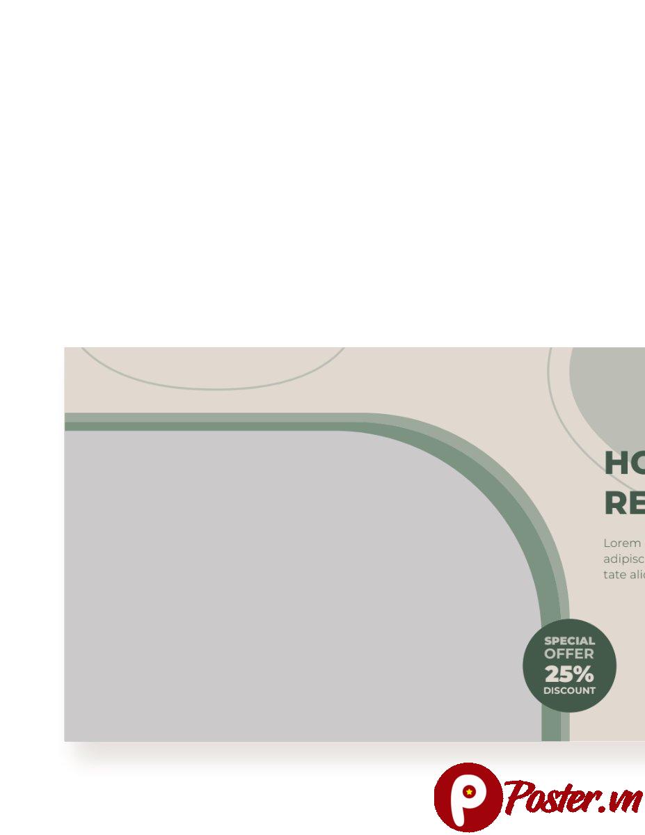 Banner khuyến mãi hiện đại